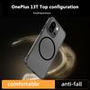 For OnePlus 13T Case Hard Transparent Magnetic Magsafe Shockproof Protective Back Cover Case For One Plus 13T 1+13T Phone Shell