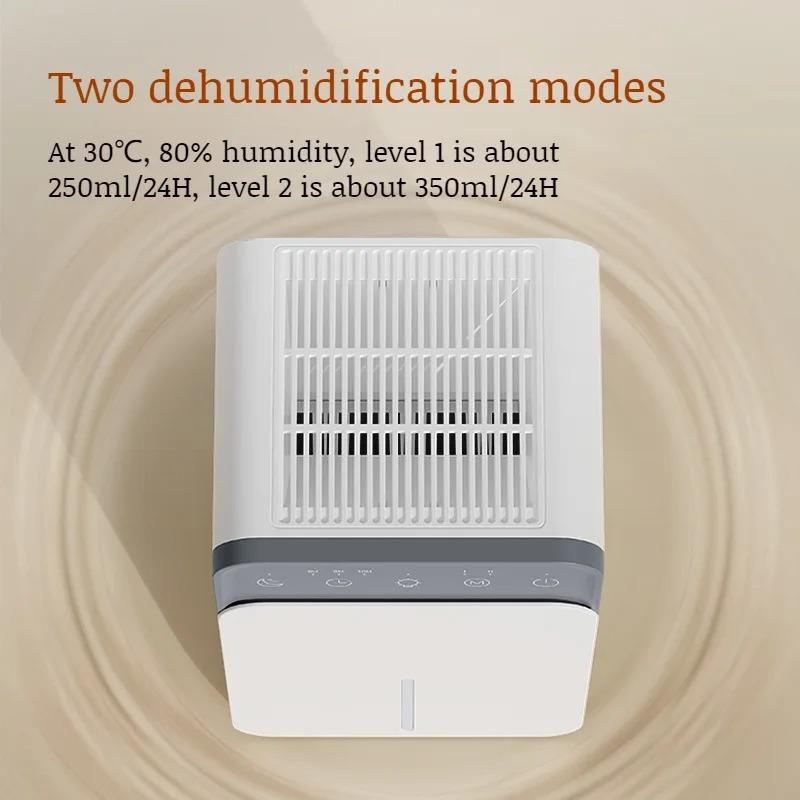 Desktop Air Dehumidifier Air Dryer Mute Moisture Absorbers 1500ml Water Storge Tank Household Moisture-proof Dehumidifier