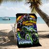 Customizable personalized beach towels Monster Jam themed designs.Suitable for the beach, yoga, sports;ideal as beach accessories