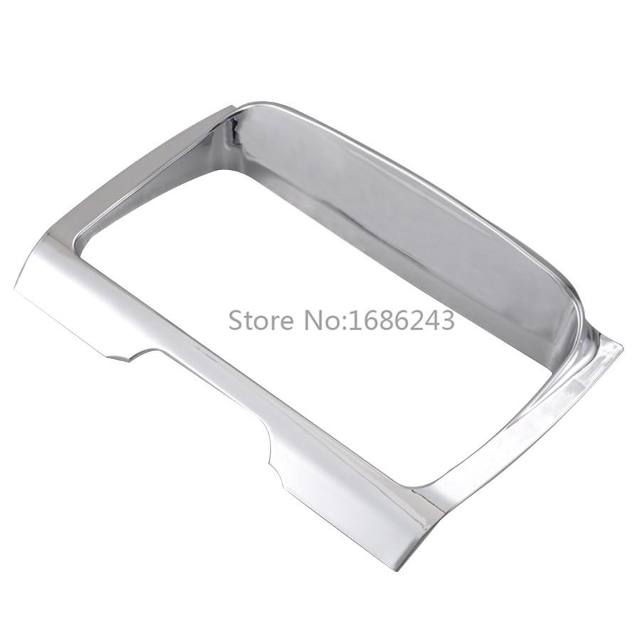 Motorcycle Accessories Inner Fairing Tri-Line Gauge Stereo Switch Cover Accent Trim Chrome For Harley Electra Glide Street Glide