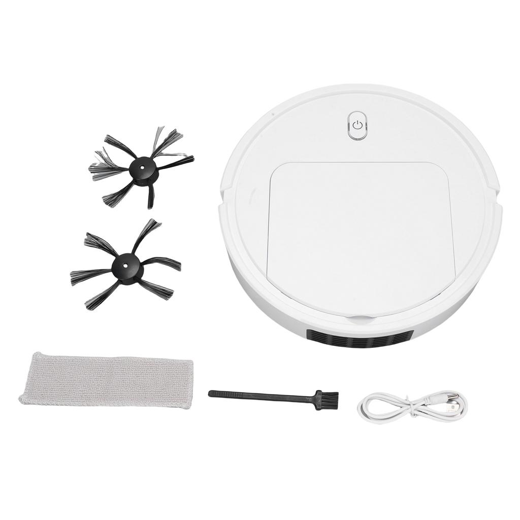 Robot Vacuum and Mop 1200Pa Suction Automatic Sweeping Smart Obstacle Avoidance Quiet Robotic Vacuum Cleaner for Home