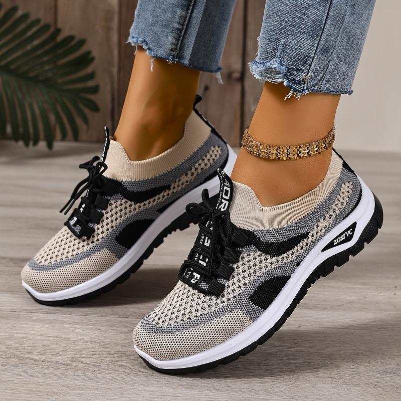 Shoes Women's Shoes Hundred New Sneakers Mesh Breathable Casual Single Shoes