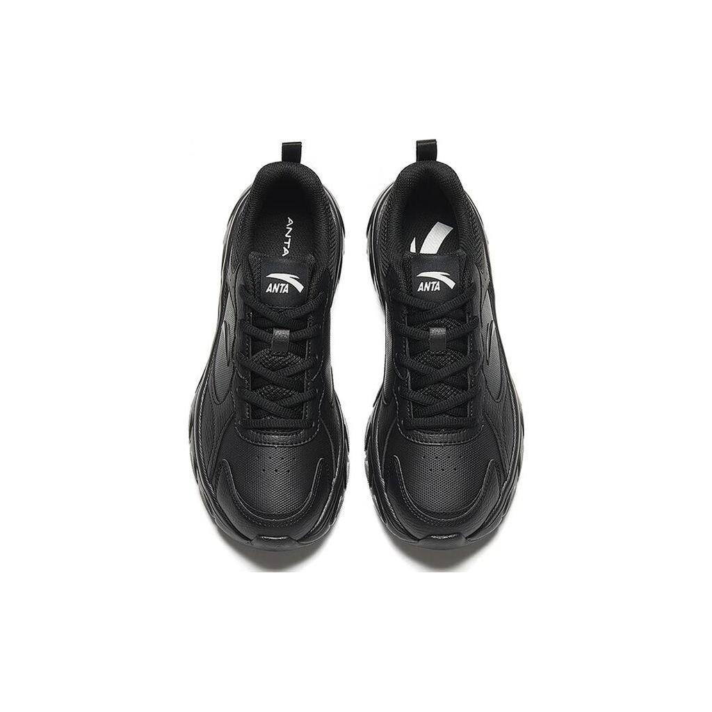 Anta Versatile Cushioning Breathable Low top Running Shoes Women's Black 922345580-7