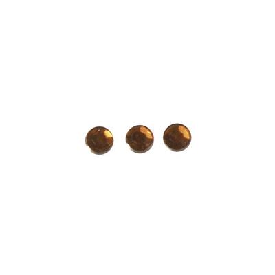 Self-adhesive Rhinestone Brown 3mm 120 Pcs.