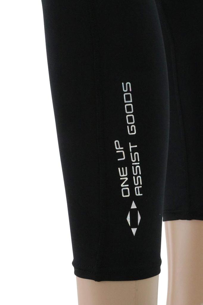 [SK11] Spodnie robocze ONE UP ASSIST GOODS Miękkie, kompresyjne, długie spodnie, pochłaniające pot, szybkoschnące, rozciągliwe, męskie, czarne, rozmiar M