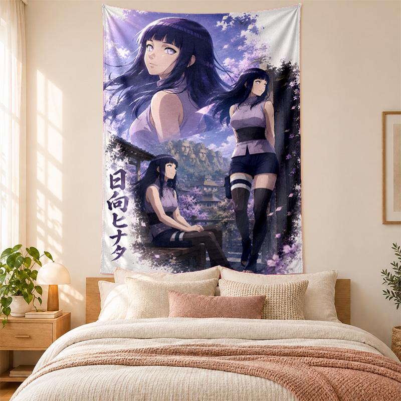 Hyuga Hinata Tapestry highquality for decorating living room bedroom dorm walls ideal as bedroom wallart orholiday gift