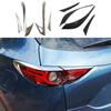 Body Rear Tail Light Lamp Detector Frame Stick ABS Chrome Trim Eyebrow For Mazda CX-5 CX5 2nd Gen 2017 2018