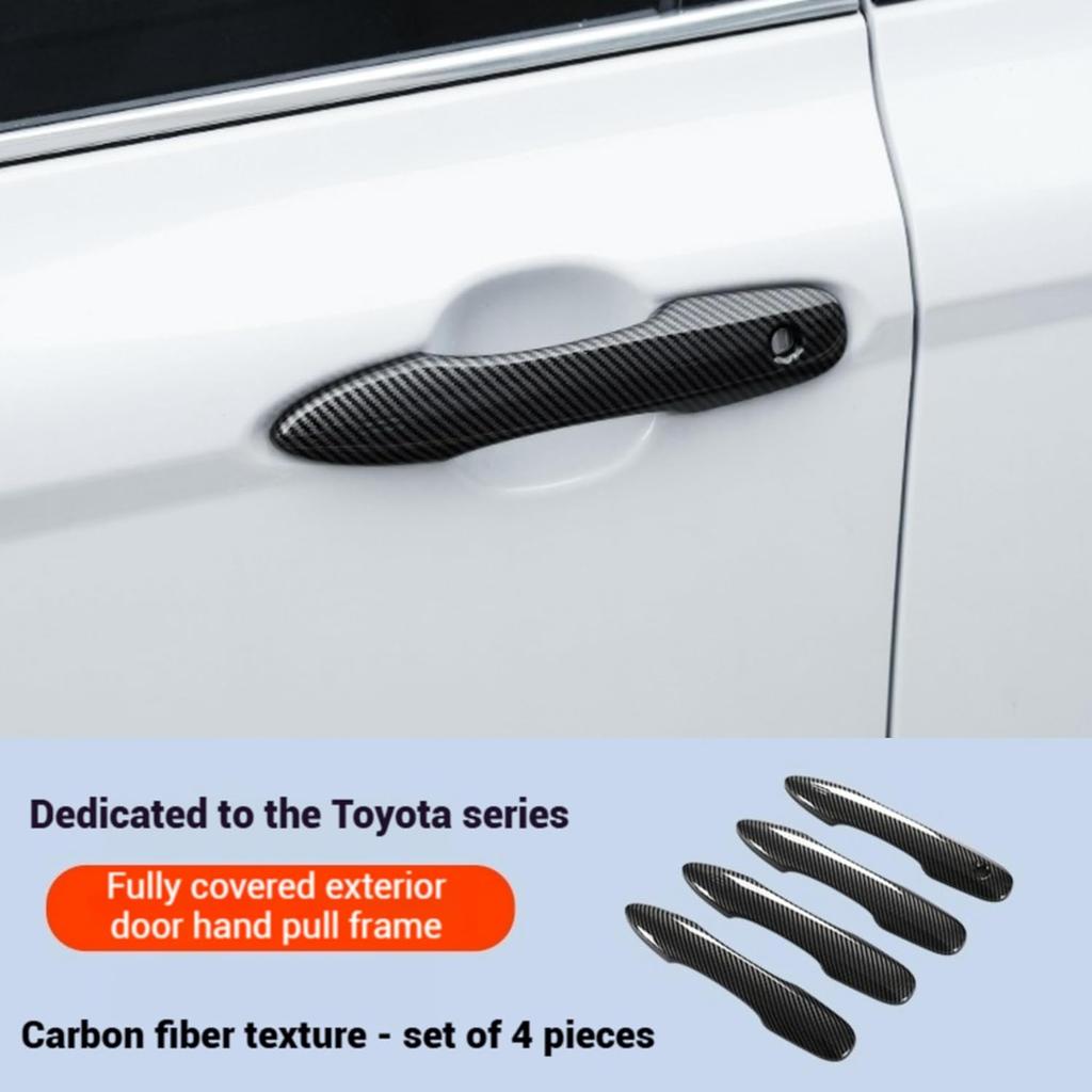 Car Door Handle Protectors for Vehicles Compatible with Camry 2019-2025 Corolla Prius 2020-2025 Venza Avalon 2016-2024 Car Door Handle Scratch