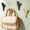 Alloy Leaf Shape Wall Hook Rustproof Door Hanger for Coat Hats Bags Bedroom Bathroom Entryway