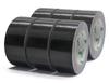 BOMEI PACK Cloth Tape, 6 Rolls, Black, 50mm x 25m, for Packaging, Adhesive Tape