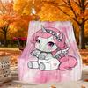 Unicorn Princess Outdoor Flannel Blankets, Outdoor Travel, Home Blankets, Fan Gifts,Suitable for All Seasons, Christmas Gifts. R1127181