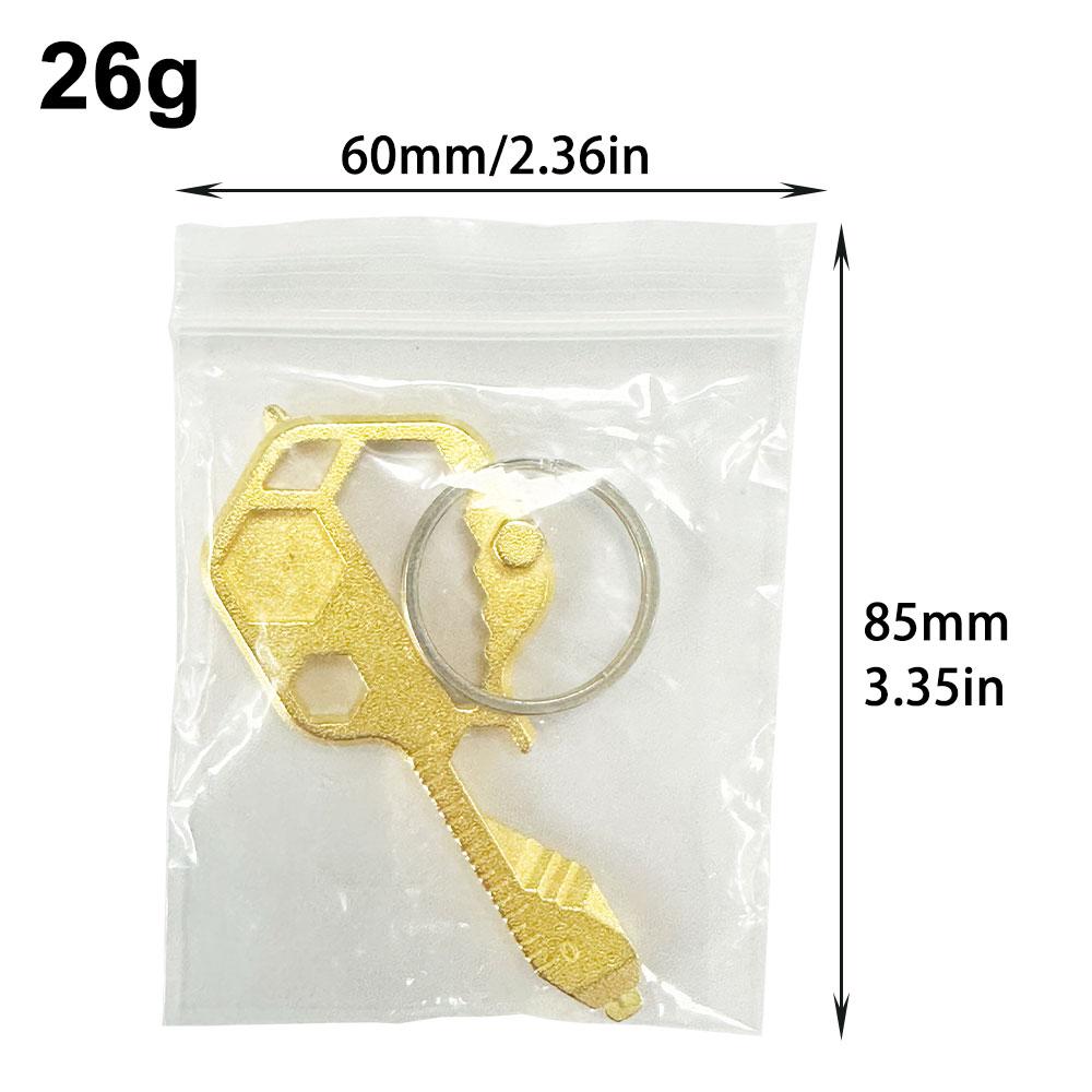 

Викрутка 24 в 1 з цинкового сплаву Креативний маленький інструмент Відкривачка для пляшок Підвіска Портативний Багатофункціональний Брелок Гайковий ключ