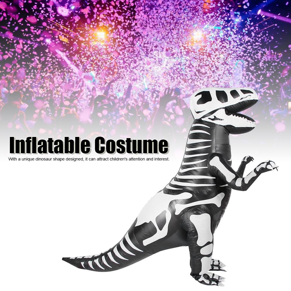 Adults Kid Dinosaur Inflatable Costume for Halloween Festivals Party Bars Parks DecorationX119