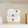DIY Wood Perpetual Calendar Cute Calendar Ornaments Fashion Montessori Calendar  Home Office Desk