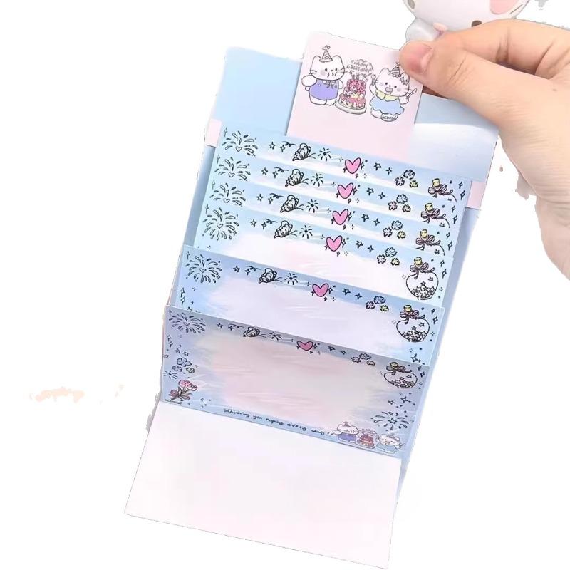 

Набор материалов для открытки на день рождения Водопад с вытягивающимися фейерверками, открытка на День Циси (День святого Валентина) для лучшего друга Upgraded Version 1 set