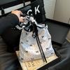 New Casual Literary and Artistic Large-capacity Tote Bag High-value Shoulder Bag Cute Floral Women's Bag