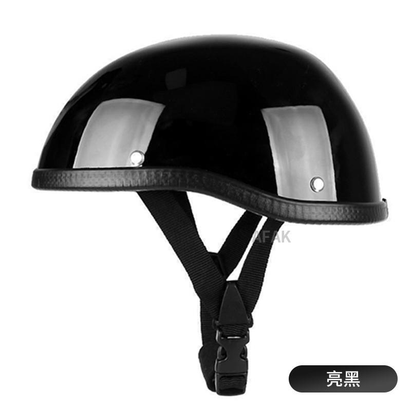 Lightweight Half Face Motorcycle Helmet Adults - ABS Safety With 3C Certification Breathable Design Daily Commute