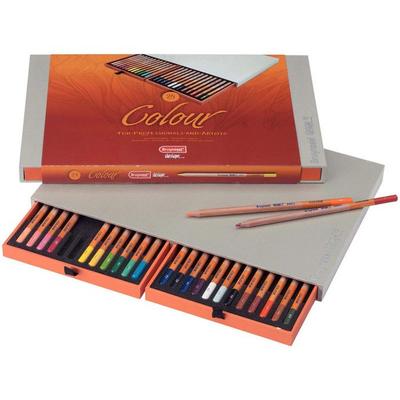 Farbstift - Bruynzeel - Design Colour - Schachtel mit 24 - Mehrfarbig - Für Kinder