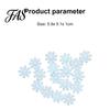 Snowflake 100Pcs Decorations Attractive Wear-resistant Cute Faux Pearl Decoration DIY for Christmas