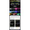 Led Car Hood Lights Universal Headlight Strip Fix Cuttable Car Decorative Atmosphere Lamps DRL Auto Daytime Running Lights Neon Lights 4
