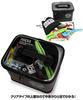 [OPEN BOX] DRESS Tackle Box M Multifunctional EVA Fishing Storage Case Container Black Tackle Bag Japan Import