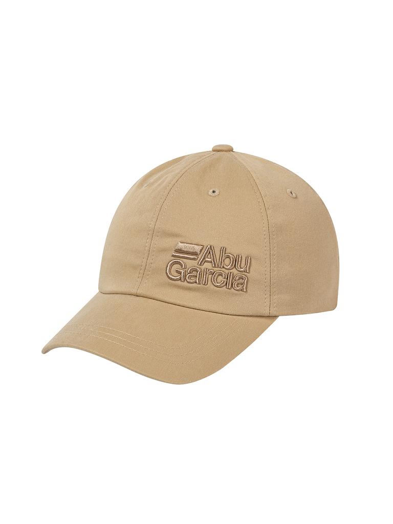 ABU GARCIA Tone-On-Tone Logo Ball Cap Beige