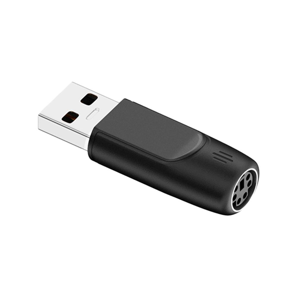 USB To PS2 Converter Keyboard Mouse Circular Hole 6-pin Adapter USB Female To PS2 Male Type-c To PS2 Female