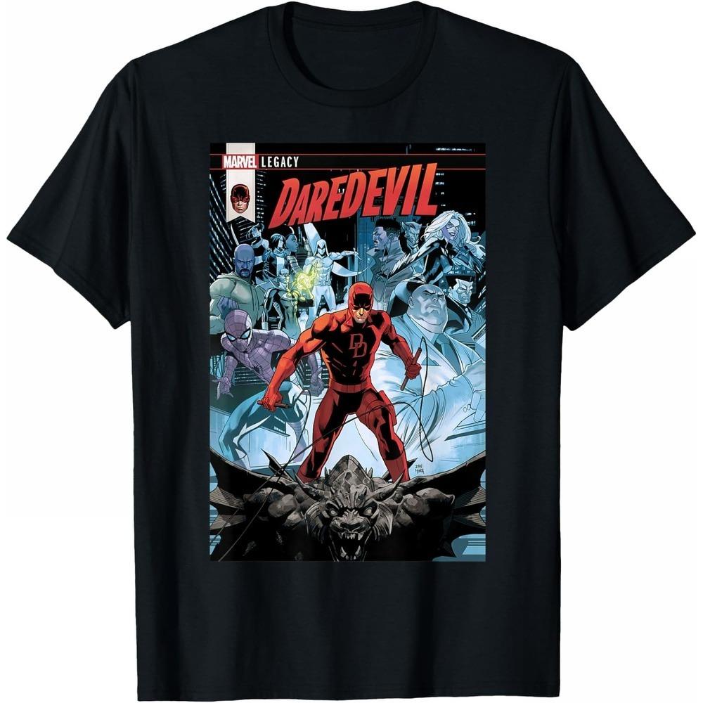 

Daredevil Marvel TShirt Comic Con Unisex Short Sleeve Breathable Cotton Regular Fit Crew Neck Trendy Top for Male Female L