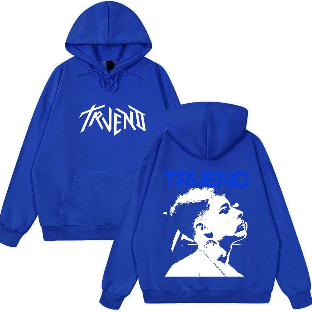 Rapper Trueno Album Tour 2026 Graphic Print Hoodie Unisex Fashion Pullover Long Sleeves Casual Oversized Fan Gifts Sweatshirt