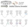 Double Chain Bracelet Charms Stainless Steel Fit 9mm Bracelet Charm Bracelet Link Spliceable DIY Making Charm Italian Links