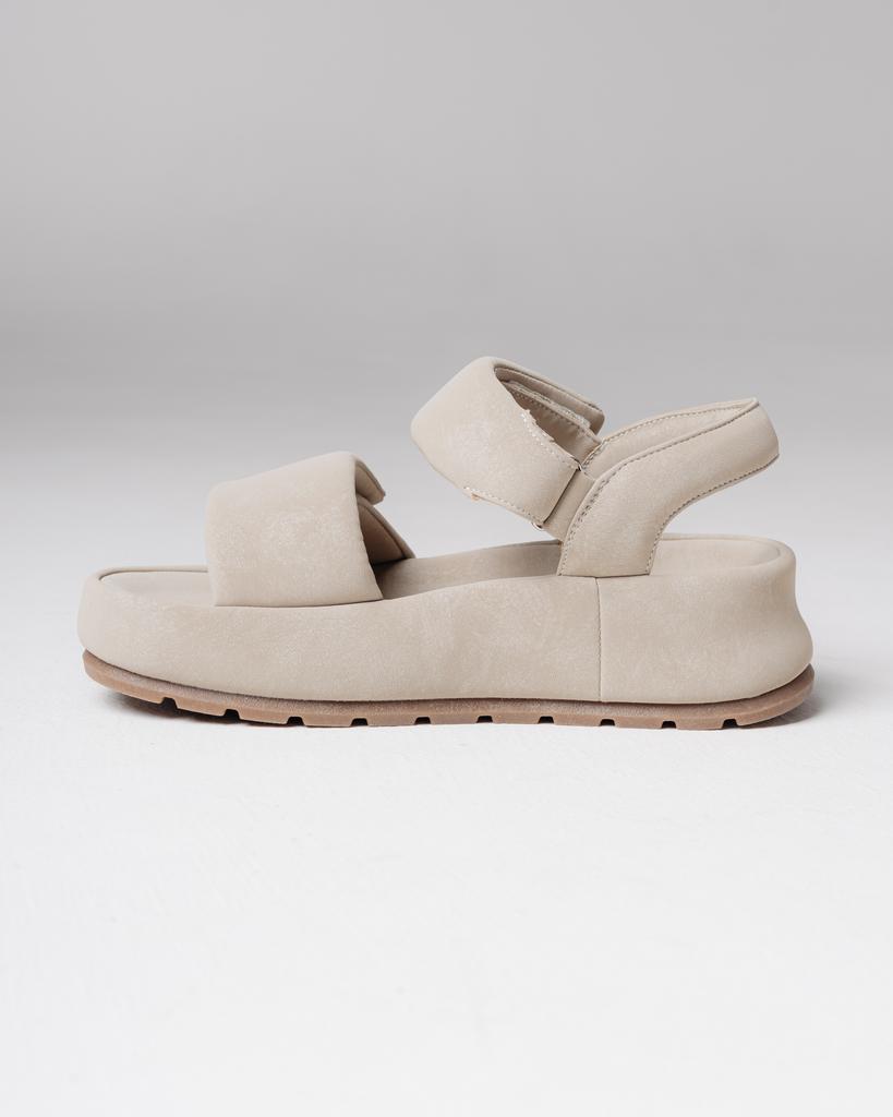 Platform Sandals SUNY LIANA 8501 36 Light Beige Nubuck