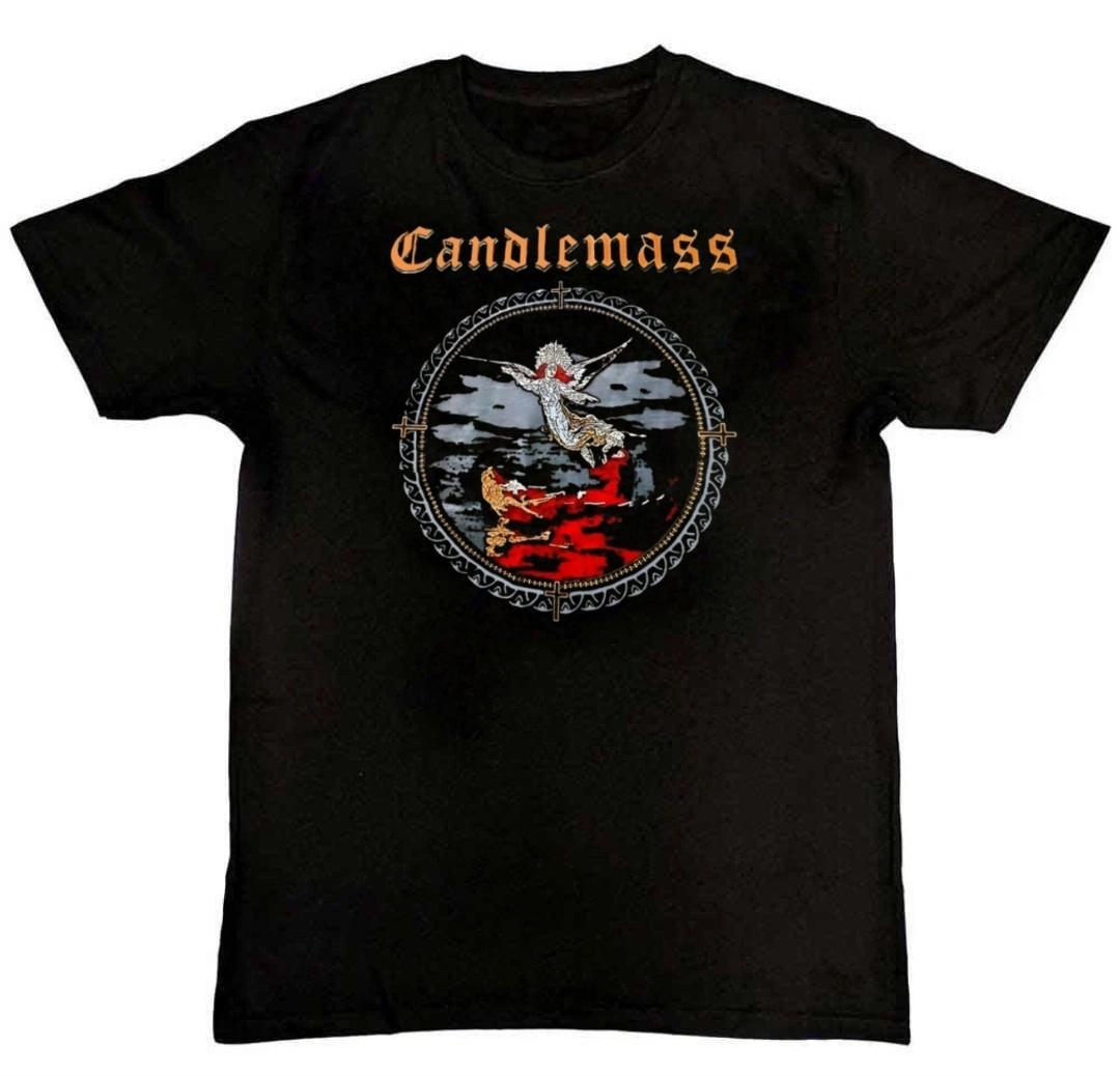Vintage Candlemass Graphic Print Mens T-Shirt S-4XL S