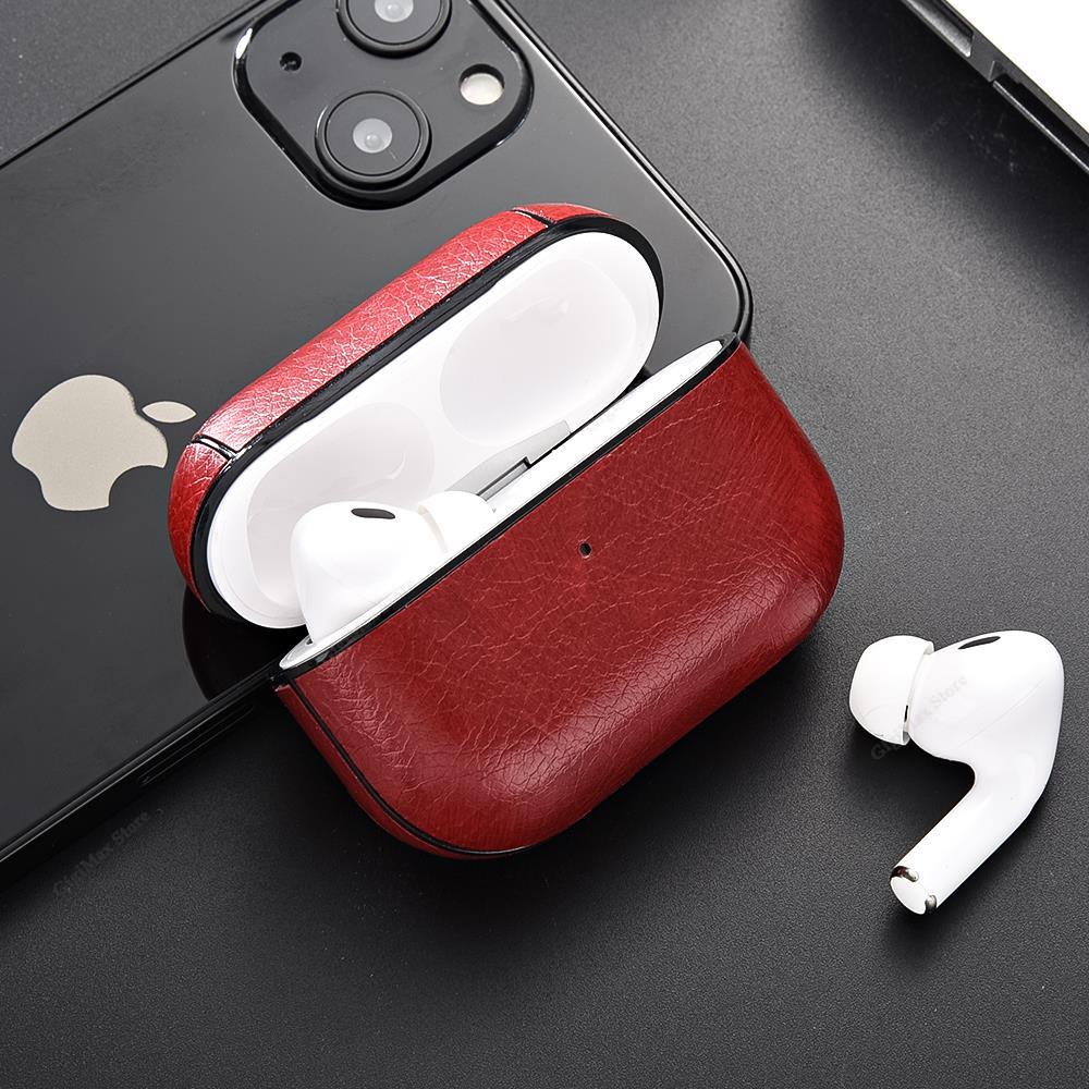 Leder Schutzhülle Für Airpods Pro 2 3 Hülle Kabellose Kopfhörer Hülle Für Airpod Pro2 Pro 2. 3. Airpods3 Lade Tasche Funda