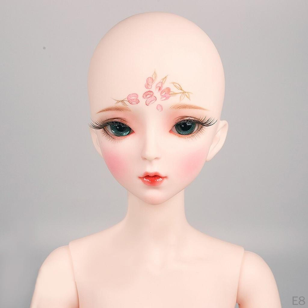1/ Ball Joint Doll Head with Make Exercise Parts Children'