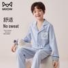 Mao Ren Boys' Pure Cotton Long Sleeve Pajama Set
