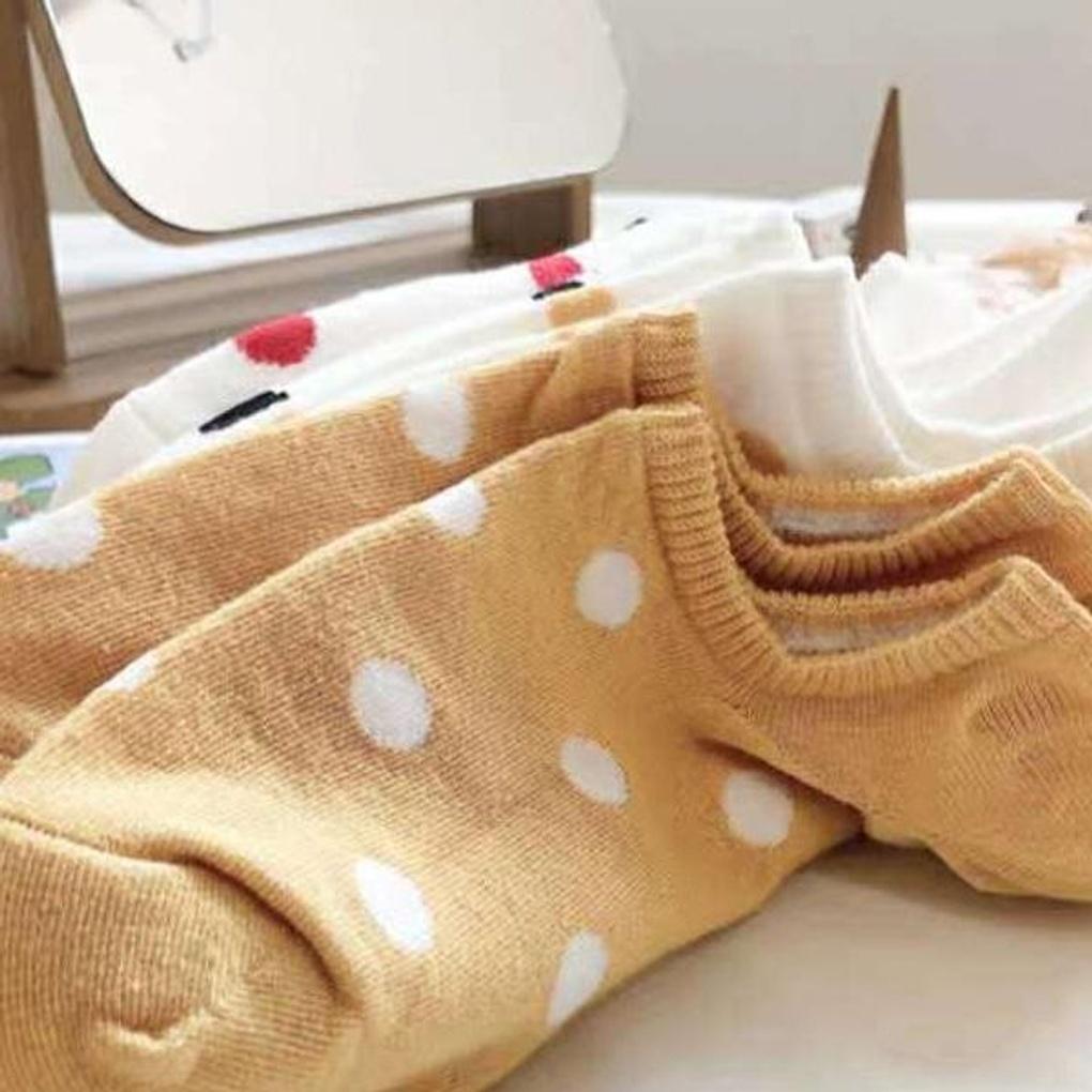 Women's Daily Women's Polka Dot Ankle Socks Set