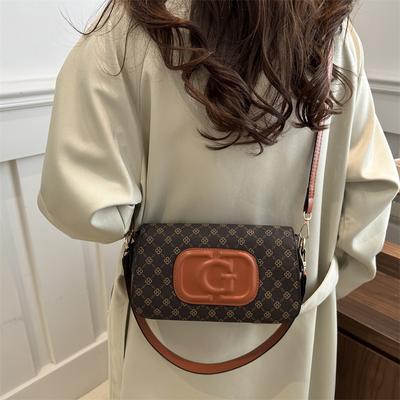 Light Luxury Small Bag, New Fashion Printed Shoulder Bag, Trendy Fashion Small Square Bag, Casual Versatile Messenger Bag