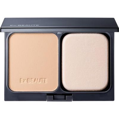 EX:BEAUTE Vision Foundation Silk Powder – Hergestellt in Japan, inklusive Etui (Ocker 02) - Hochwertige japanische Pudergrundierung