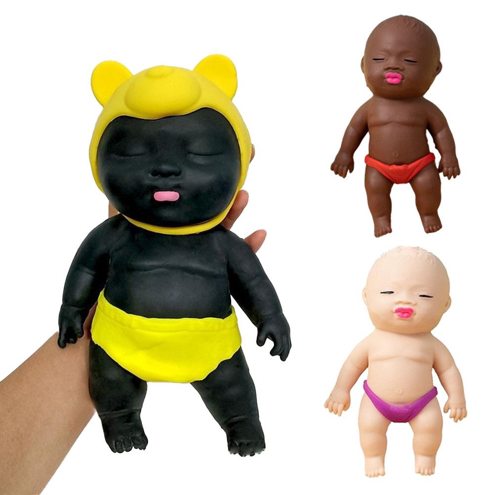 Soft Rubber Doll Squeezing Fun Toys For Kids Stress Reliever