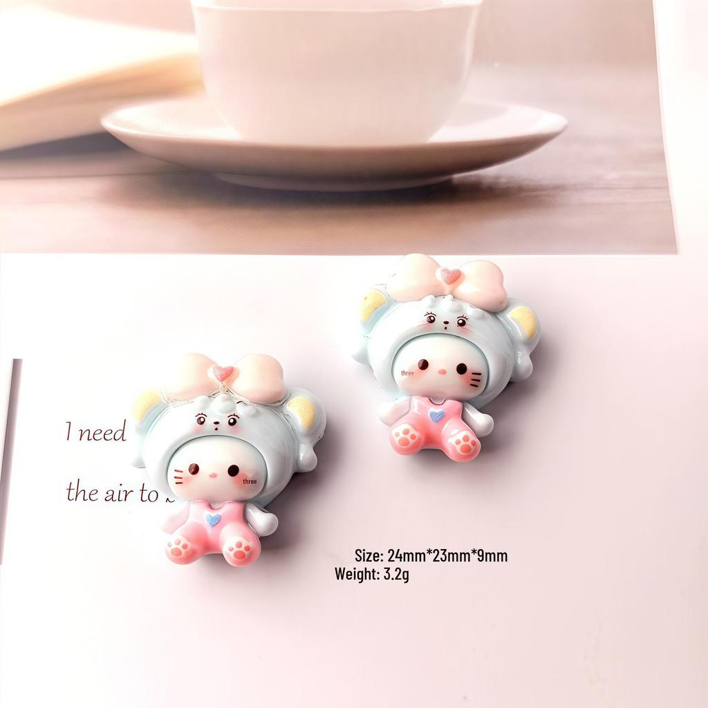DIY Cartoon Resin Accessories: Dress-Up KT Cream Glue for Phone Cases, Hair Clips, Shoe Buckles, and Magnets