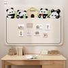 Panda Felt Board - No-Punch Cartoon Wall Sticker for DIY Photo & Message Display
