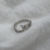 Adjustable Snake Ring Women Sterling Geometric Floral Finger Vintage Chic Minimalist Jewelry