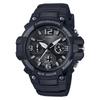 Casio MCW-100H-1A3VCF Men's Casual Watch Black Stainless Steel and Resin Quartz Chronograph