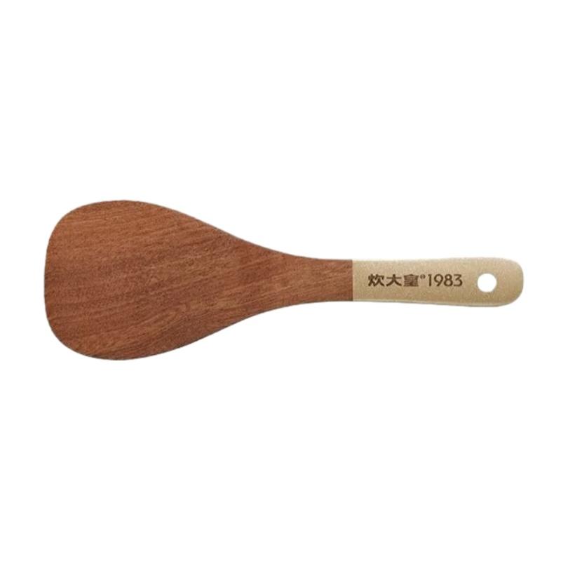 COOKER KING Ebony Wood Cooking Tools Set Non-stick Pan Spatula Soup Rice Spoon Frying Spatula Antibacterial Mildew Kitchen Tools
