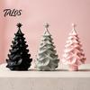 Interior Decorative Accents 3D Printed Christmas Tree Ornament, Modern Minimalist Tabletop Decor Holiday Gift for Friends Home Office Display, Festive
