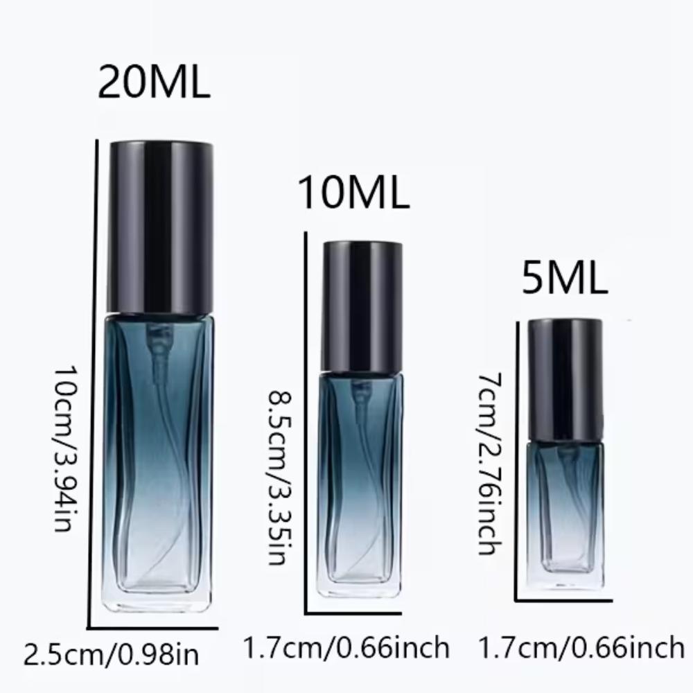 5ml / 10ml / 20ml Perfume Spray Bottles with Empty Glass Perfume Atomizers, Travel Spray Refill Kits, Three Sets