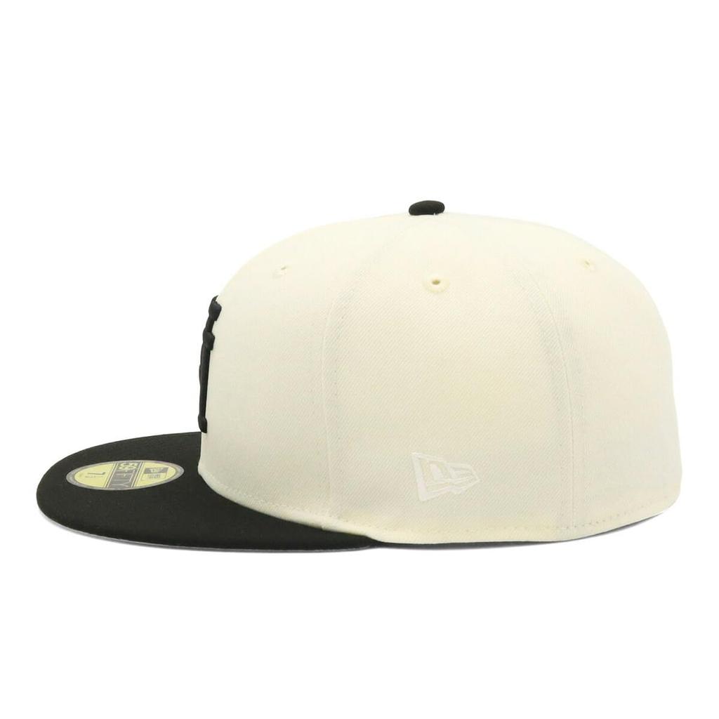 New Era 59FIFTY Los Angeles Dodgers ONSPOTZ LA Size 1 7 59Fifty Up Side Down Side MLB Los Angeles Dodgers Cap, Exclusive, Chrome/Black, 3/4, Patch,