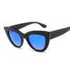 New Vintage Cat Eye Sunglasses Woman Retro  Cateye Shades Sun Glasses Gradient Mirror Plastic Frame Designer Oculos De Sol