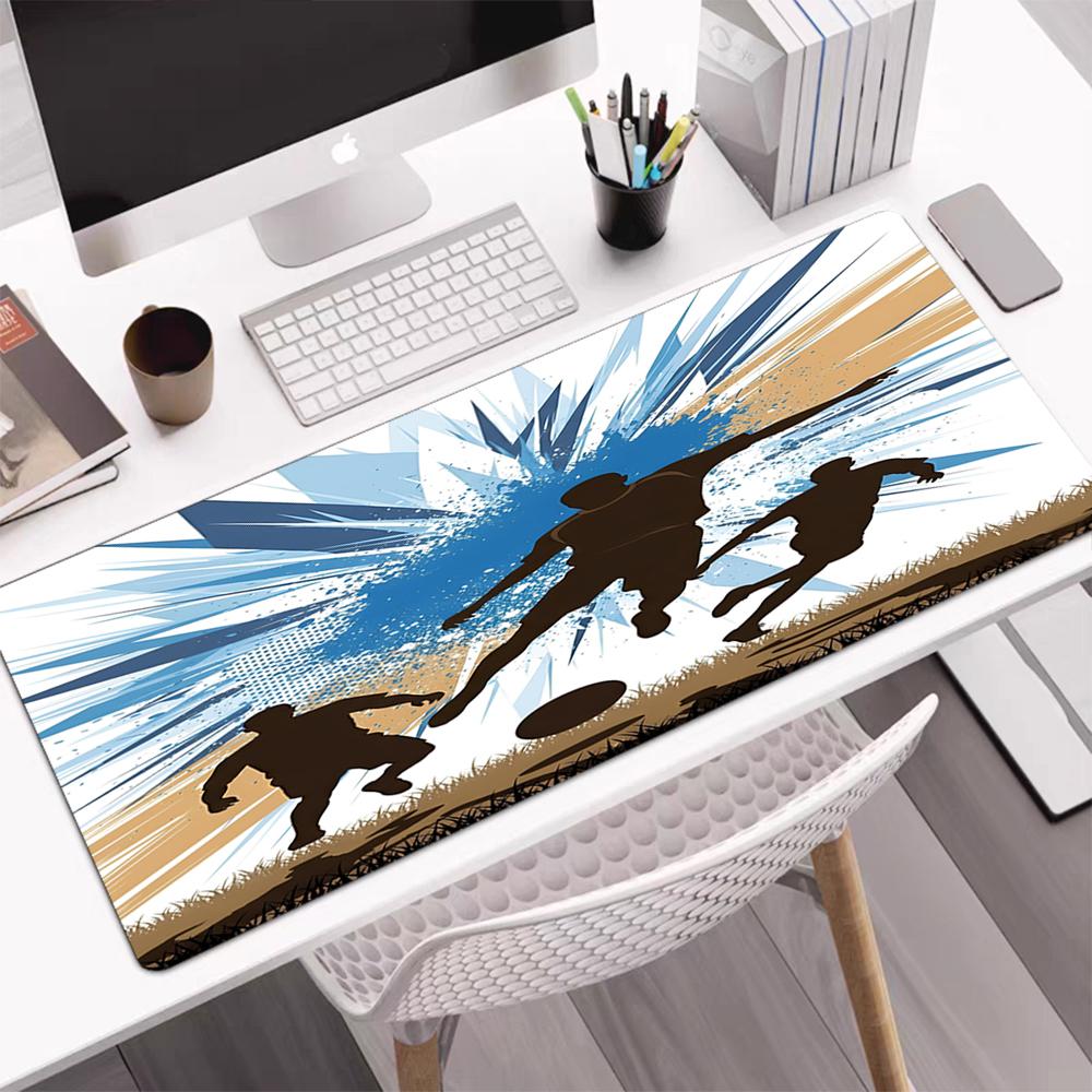 Soccer Theme Mouse Pad, Non Slip Rubber Base, Multifunctional Office & Home Decor, Perfect for Workspace Personalization.