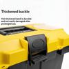 1Pc Plastic Tool Box 12/14 Inches Transparent Compartment Lightweight Small Parts Storage Holder for Hardware Organization